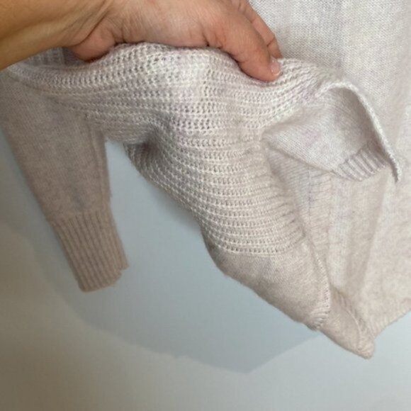 Hyba Women Light Pink Long Sleeve Turtleneck Knit Tunic Sweater Size Large - Picture 12 of 13